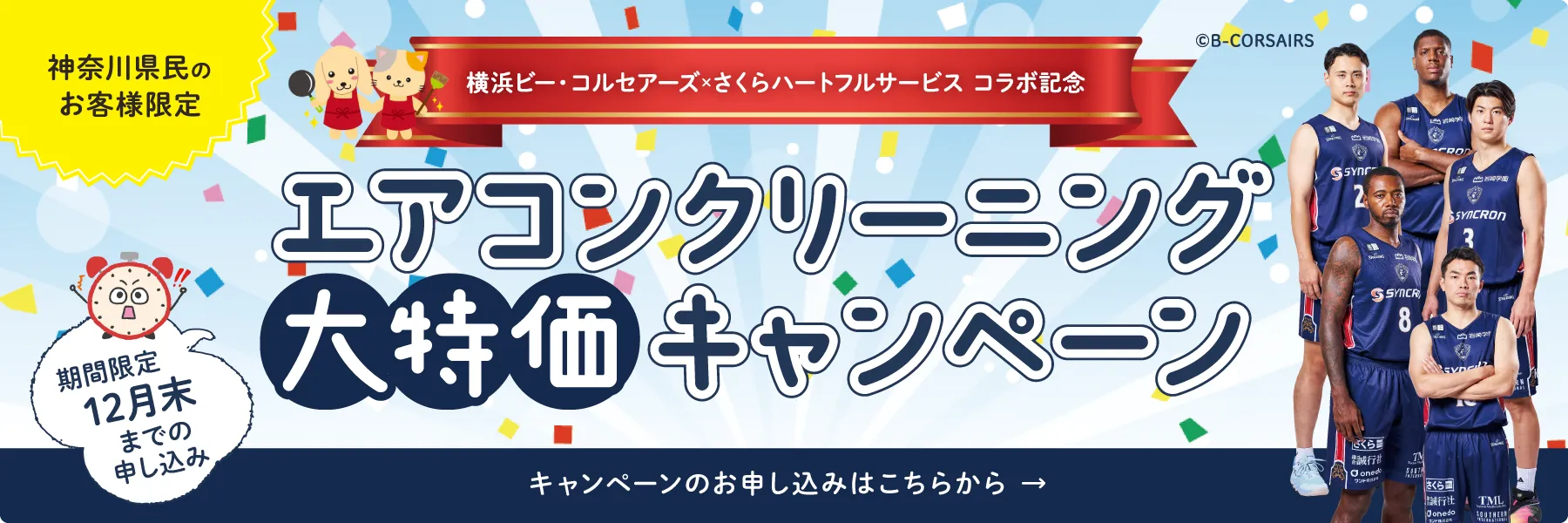 【期間限定】横浜ビー・コルセアーズ-コラボ記念